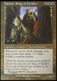 Darien, King of Kjeldor - Secret Lair