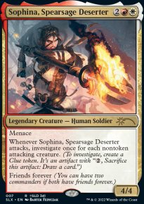 Sophina, Spearsage Deserter - Universes Beyond Magic reprints