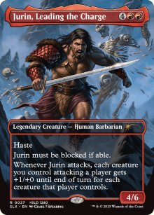 Jurin, Leading the Charge - Universes Beyond Magic reprints