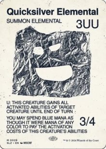 Quicksilver Elemental - Secret Lair x MSCHF: The Zeta Set
