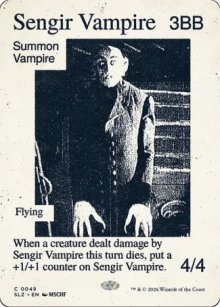 Sengir Vampire - Secret Lair x MSCHF: The Zeta Set