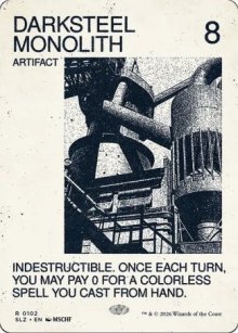 Darksteel Monolith - Secret Lair x MSCHF: The Zeta Set