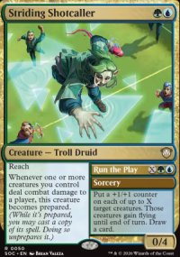 Striding Shotcaller - Secrets of Strixhaven Commander Decks