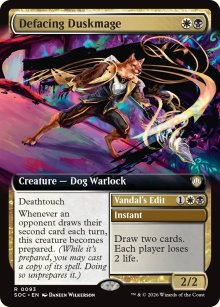 Defacing Duskmage - Secrets of Strixhaven Commander Decks