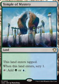 Temple of Mystery - Secrets of Strixhaven Commander Decks