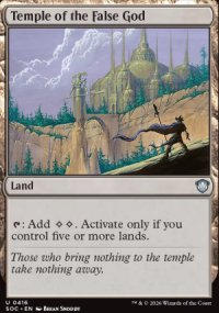 Temple of the False God - Secrets of Strixhaven Commander Decks