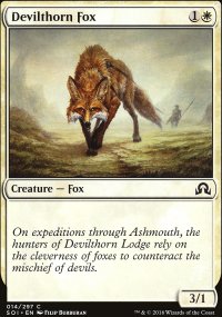 Devilthorn Fox - Shadows over Innistrad