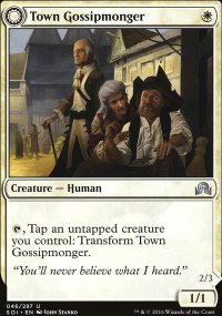 Town Gossipmonger - Shadows over Innistrad