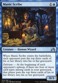 Manic Scribe - Shadows over Innistrad
