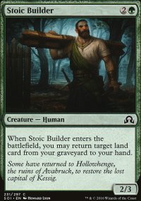 Stoic Builder - Shadows over Innistrad