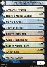 Double-faced cards checklist 2 - Shadows over Innistrad