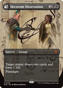 Decorum Dissertation - Secrets of Strixhaven