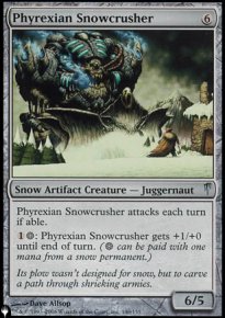 Phyrexian Snowcrusher - The List