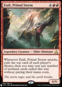 Etali, Primal Storm - The List