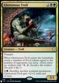 Gluttonous Troll - The List
