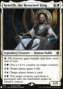 Kenrith, the Returned King - The List
