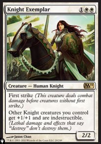 Knight Exemplar - The List
