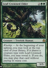 Leaf-Crowned Elder - The List