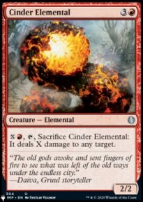Cinder Elemental - The List