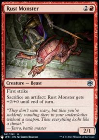 Rust Monster - The List