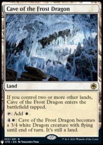 Cave of the Frost Dragon - The List