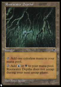 Rootwater Depths - The List