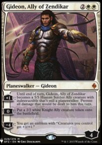 Gideon, Ally of Zendikar - The List