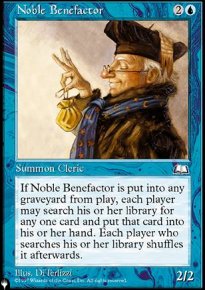 Noble Benefactor - The List