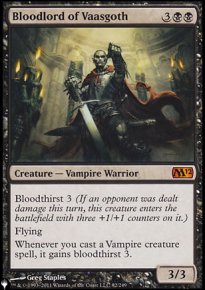 Bloodlord of Vaasgoth - The List