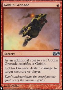 Goblin Grenade - The List