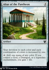 Altar of the Pantheon - The List