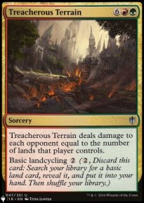 Treacherous Terrain - The List