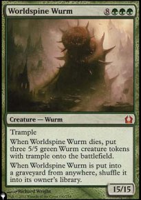 Worldspine Wurm - The List