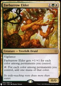 Faeburrow Elder - The List