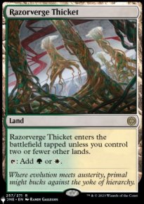 Razorverge Thicket - The List