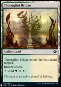 Thornglint Bridge - The List