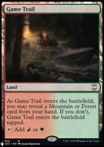 Game Trail - The List