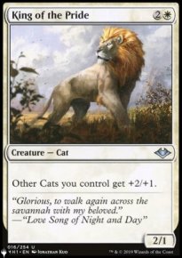 King of the Pride - The List