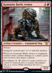 Komainu Battle Armor - The List
