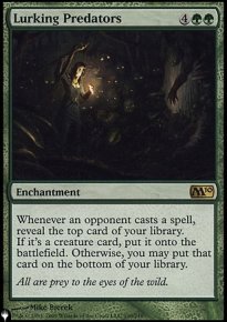 Lurking Predators - The List