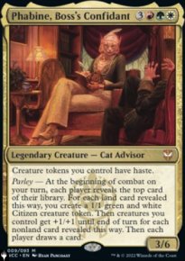 Phabine, Boss's Confidant - The List