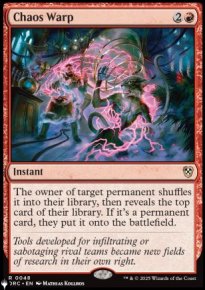 Chaos Warp - The List