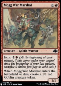 Mogg War Marshal - The List