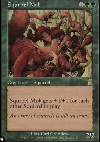 Squirrel Mob - The List