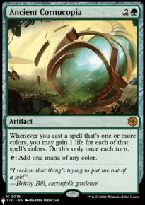 Ancient Cornucopia - The List