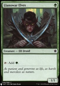 Llanowar Elves - The List