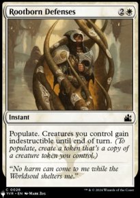 Rootborn Defenses - The List