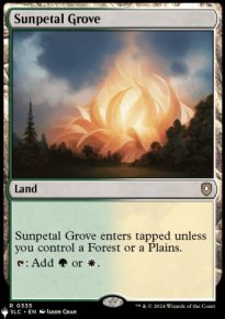 Sunpetal Grove - The List