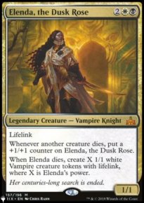 Elenda, the Dusk Rose - The List