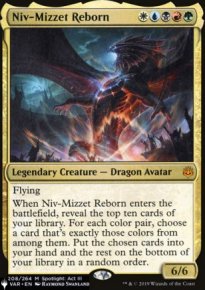 Niv-Mizzet Reborn - The List